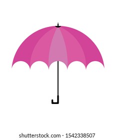 Pink umbrella icon design. vector illustrtion