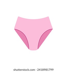 Pink underwear icon. Vector illustration.