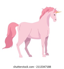 pink unicorn fairy animal character