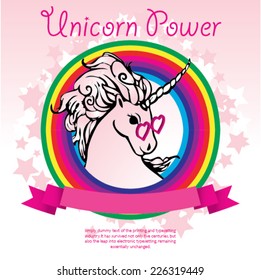 Pink Unicorn Power
