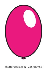Pink Valentine Balloon