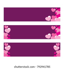 Pink Valentine Banner