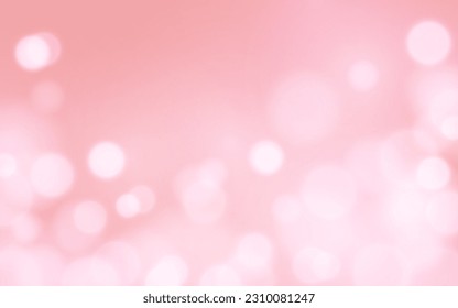 Pink valentine bokeh soft light abstract backgrounds, Vector eps 10 illustration bokeh particles, Backgrounds decoration