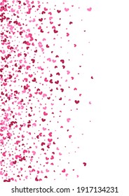 Pink Valentine Heart Backdrop. Purple Confetti Happy. Rose Tiny Texture. Fireworks Wallpaper.