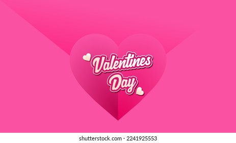 pink valentine's day background that can be used for posters, flyers, banners and more