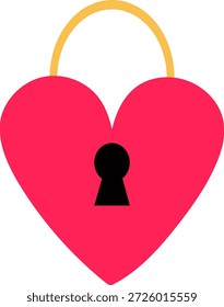 Elementos rosados del icono del día de San Valentín