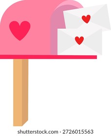 Pink Valentine's Day Icon Elements