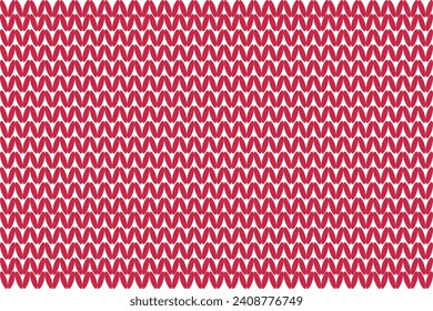 Pink Valentines Day Knitting Background.