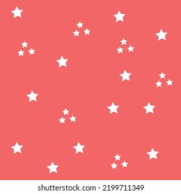 pink vector abstract and star white background pattern, bed sheet pattern, handkerchief pattern.