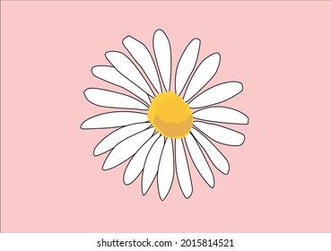 pink vector art design hand drawn