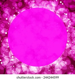 Pink vector background with area for messages