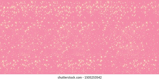 Pink vector background with galaxy stars. Shining colored illustration with bright astronomical stars. Pattern for astrology websites.