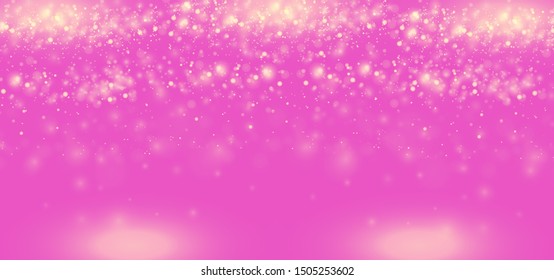 Pink vector background with galaxy stars. Shining colored illustration with bright astronomical stars. Pattern for astrology websites.