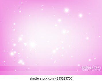 Pink vector background sparkle vector illustration - Shiny glittering pink vector background illustration