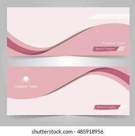 Pink Vector Banner Background Design