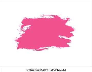 pink vector brush stroke texture.watercolor background. ink banner