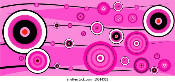pink vector circle