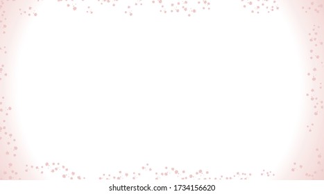 Cubierta vectorial rosa con manchas de pintura. Ilustración abstracta moderna con puntos. La plantilla se puede utilizar como fondo