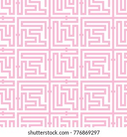 Pink vector geometric pattern