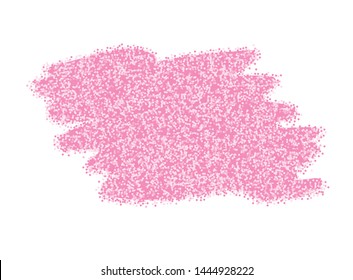 Pink vector glitter isolated on white background. LOL DOLLS concept illustration for shopping banner