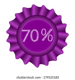 Pink Vector Label