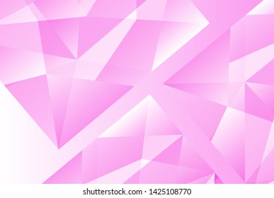 pink vector of polygonal abstract background template with modern design, beauty and elegant, eps 10.
