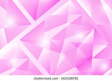 pink vector of polygonal abstract background template with modern design, beauty and elegant, eps 10.