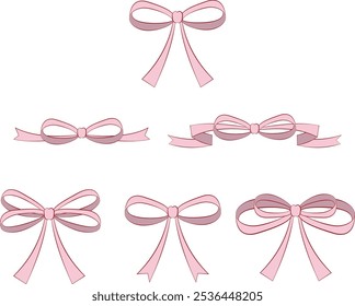 Pink Vector Ribbon coquette variation