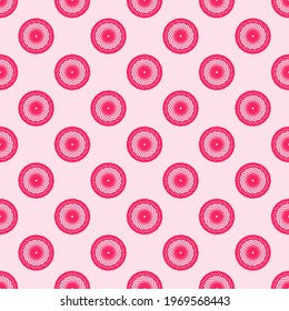 Pink vector seamless background illustration heart pattern and abstract pattern