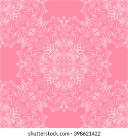 Pink vector seamless pattern background. Elegant luxury texture for wallpapers, backgrounds and page fill.