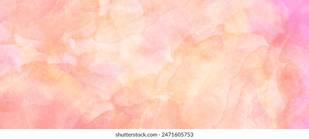 Pink vector watercolor texture. Hand drawn purple abstract vector illustration for background, cover design, interior decor and poster. Template for design. Empty blank.