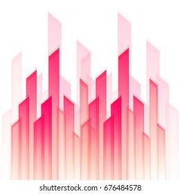 rosafarbene senkrechte, gerade Streifen, kreativer abstrakter, geometrischer Hintergrund.