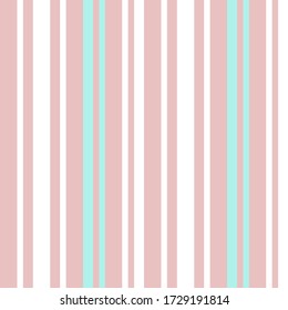 Pink vertical striped seamless pattern background suitable for fashion textiles, graphics
