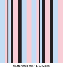 Pink vertical striped seamless pattern background suitable for fashion textiles, graphics