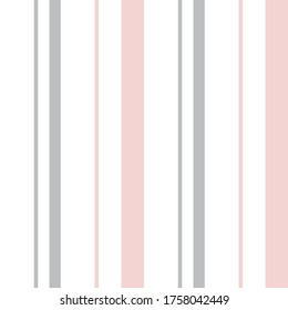 Pink vertical striped seamless pattern background suitable for fashion textiles, graphics