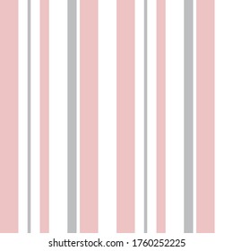 Pink vertical striped seamless pattern background suitable for fashion textiles, graphics