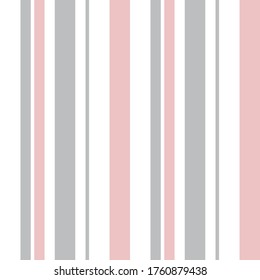 Pink vertical striped seamless pattern background suitable for fashion textiles, graphics