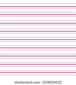 Pink vertical stripes on the white background. Seamless vector pattern.