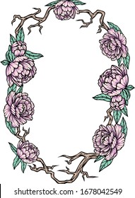 rosafarbene Vektorillustration