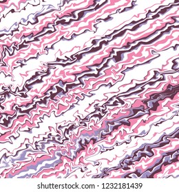 pink, violet and purple diagonal zig zag scribble lines background pattern, vector illustration