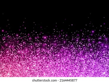 Pink Violet Sparkling Scattered Glitter On Stock Vector (Royalty Free ...