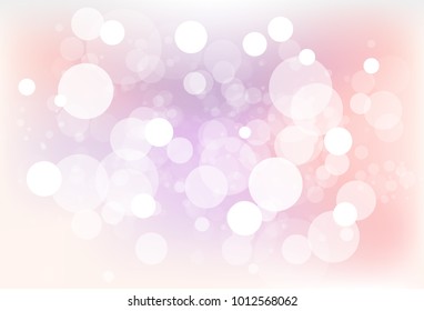 Pink and violet star dust light shiny bokeh blurry bubble galaxy pastel luxury abstract background