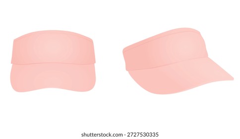Rosa Blendenkappe. Vektorgrafik