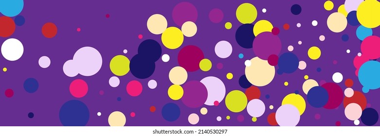 Pink Vivid Circles Dark Pastel White Design Pic. Vibrant Violet Multicolor Green Blue Rainbow Composition. Beige Red Play Yellow Kids Pattern. Purple Indigo Color Bright Children Background.