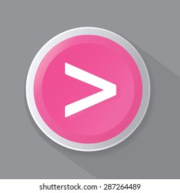pink volume vector button