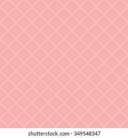 Pink Wafer Surface Seamless Vector Pattern. Great for backgrounds, wallpapers, games and other design projects.