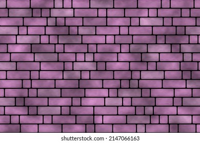 Pink wall in the dirt. Background of a polluted wall. Vector illustration