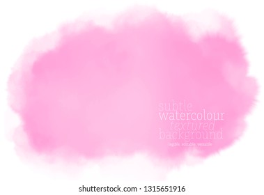 pink water color splash. soft romantic abstract background. eps 8