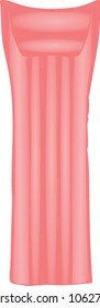 Pink water couch. vector illustration
