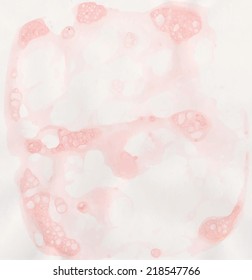 Pink water and foam. vector illustration suds
